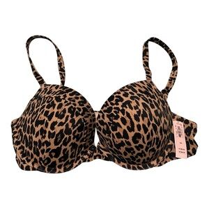 Victoria's Secret Leopard Print Bikini Top